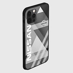 Чехол для iPhone 12 Pro NISSAN, цвет: 3D-черный — фото 2