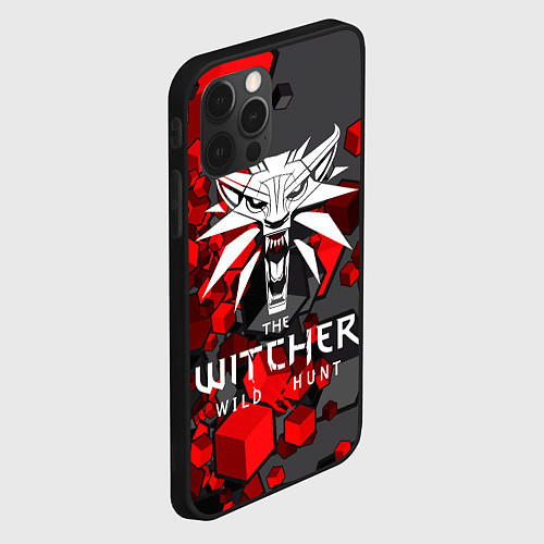 Чехол iPhone 12 Pro The Witcher / 3D-Черный – фото 2