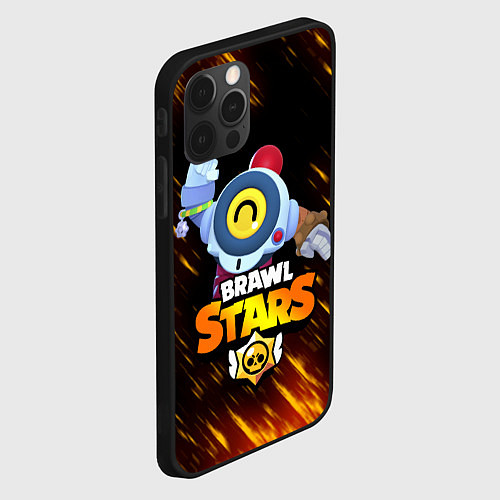 Чехол iPhone 12 Pro BRAWL STARS NANI / 3D-Черный – фото 2