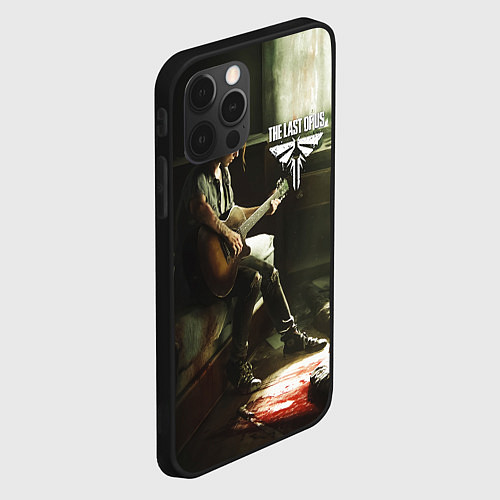 Чехол iPhone 12 Pro The last of us part 2 tlou2 / 3D-Черный – фото 2