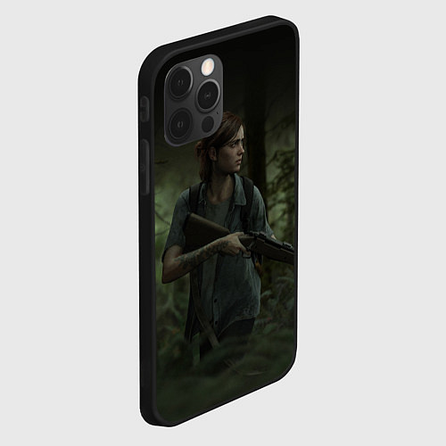 Чехол iPhone 12 Pro THE LAST OF US 2 ЭЛЛИ / 3D-Черный – фото 2