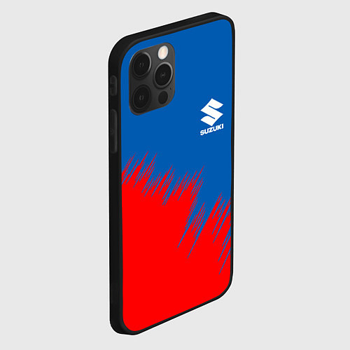 Чехол iPhone 12 Pro SUZUKI / 3D-Черный – фото 2