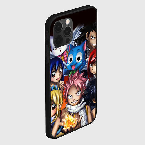 Чехол iPhone 12 Pro FAIRY TAIL ХВОСТ ФЕИ / 3D-Черный – фото 2