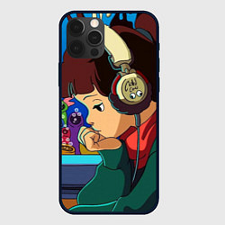 Чехол для iPhone 12 Pro ЮТУБ, цвет: 3D-черный