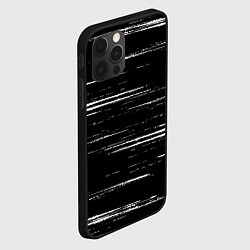 Чехол для iPhone 12 Pro РЕЗКИ ШТРИХИ, цвет: 3D-черный — фото 2