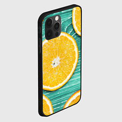 Чехол для iPhone 12 Pro Апельсины, цвет: 3D-черный — фото 2