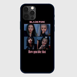 Чехол для iPhone 12 Pro BLACKPINK, цвет: 3D-черный