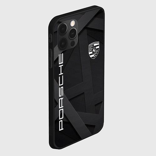 Чехол iPhone 12 Pro PORSCHE / 3D-Черный – фото 2