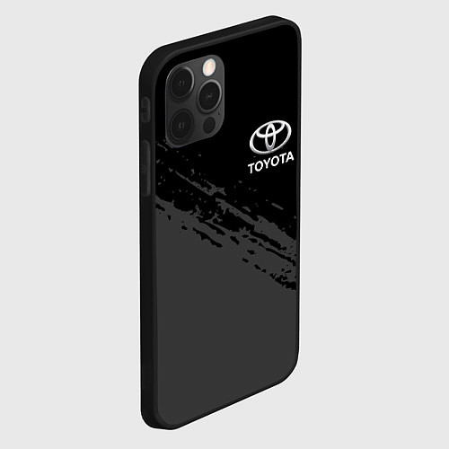 Чехол iPhone 12 Pro TOYOTA / 3D-Черный – фото 2