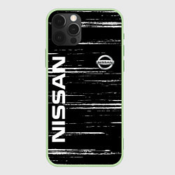 Чехол для iPhone 12 Pro NISSAN, цвет: 3D-салатовый