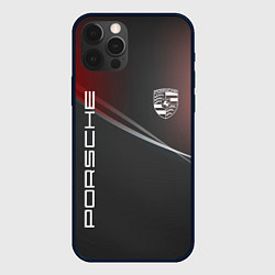 Чехол для iPhone 12 Pro PORSCHE, цвет: 3D-черный