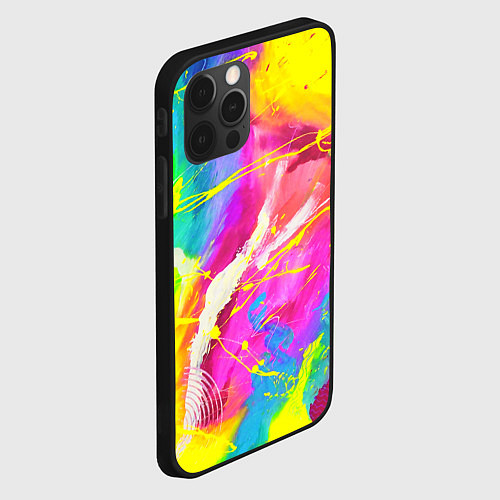 Чехол iPhone 12 Pro ТИ-ДАЙ / 3D-Черный – фото 2