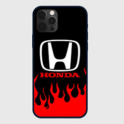 Чехол для iPhone 12 Pro HONDA, цвет: 3D-черный