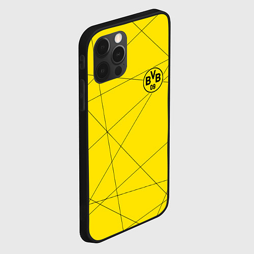 Чехол iPhone 12 Pro BORUSSIA / 3D-Черный – фото 2