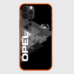 Чехол для iPhone 12 Pro OPEL, цвет: 3D-красный