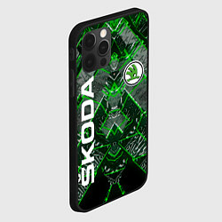Чехол для iPhone 12 Pro SKODA, цвет: 3D-черный — фото 2