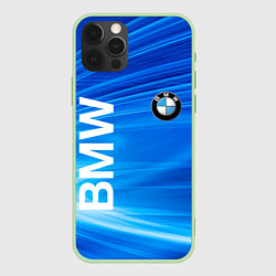 Чехол для iPhone 12 Pro BMW, цвет: 3D-салатовый