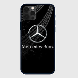 Чехол для iPhone 12 Pro MERCEDES, цвет: 3D-черный