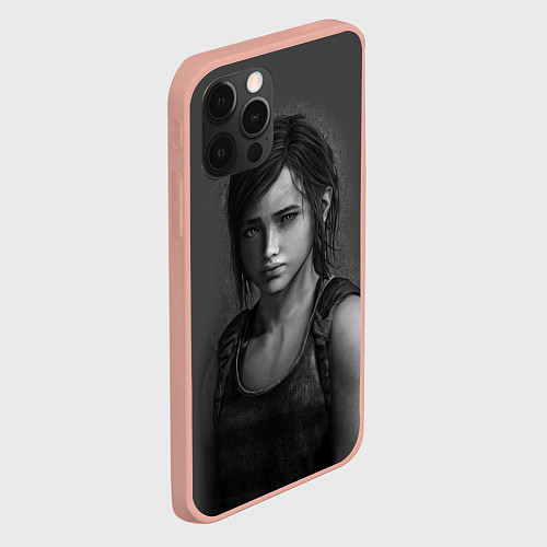 Чехол iPhone 12 Pro THE LAST OF US / 3D-Светло-розовый – фото 2