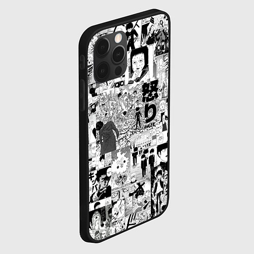 Чехол iPhone 12 Pro МОБ ПСИХО 100 / 3D-Черный – фото 2