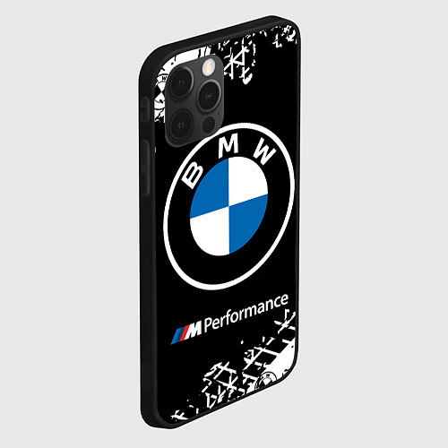 Чехол iPhone 12 Pro BMW БМВ / 3D-Черный – фото 2