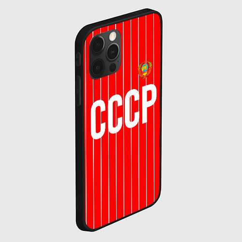 Чехол iPhone 12 Pro Форма сборной СССР / 3D-Черный – фото 2