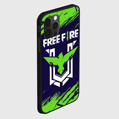 Чехол iPhone 12 Pro FREE FIRE ФРИ ФАЕР / 3D-Черный – фото 2