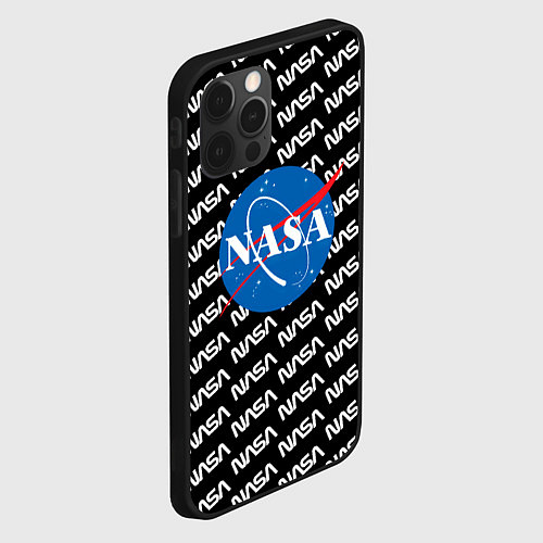 Чехол iPhone 12 Pro NASA / 3D-Черный – фото 2