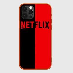 Чехол для iPhone 12 Pro NETFLIX, цвет: 3D-красный