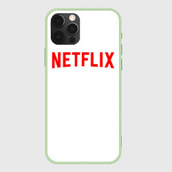 Чехол для iPhone 12 Pro NETFLIX, цвет: 3D-салатовый