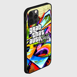 Чехол для iPhone 12 Pro GTA:5, цвет: 3D-черный — фото 2