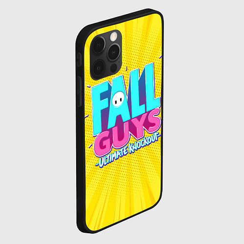 Чехол iPhone 12 Pro Fall Guys / 3D-Черный – фото 2