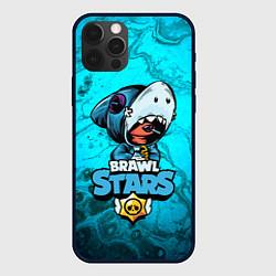 Чехол для iPhone 12 Pro BRAWL STARS LEON SHARK, цвет: 3D-черный