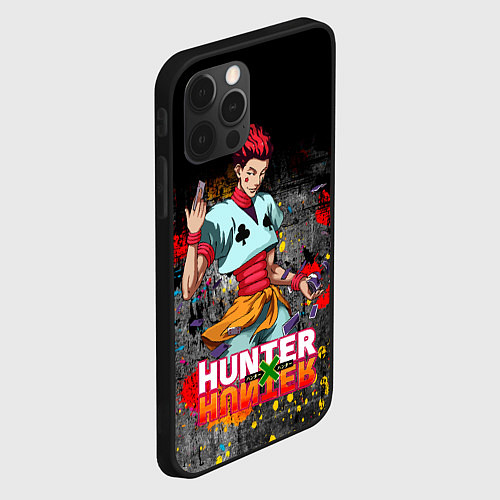 Чехол iPhone 12 Pro Хисока Hunter x Hunter / 3D-Черный – фото 2