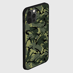 Чехол для iPhone 12 Pro Камуфляж, цвет: 3D-черный — фото 2