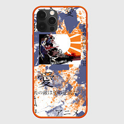 Чехол для iPhone 12 Pro Самурай Чамплу, цвет: 3D-красный