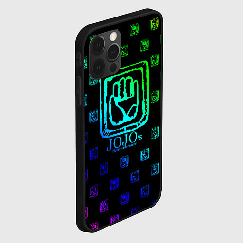 Чехол iPhone 12 Pro JoJo Bizarre Adventure / 3D-Черный – фото 2
