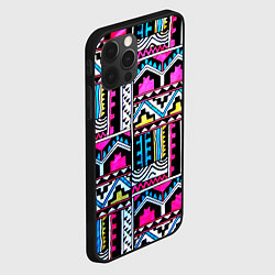 Чехол для iPhone 12 Pro Ацтеки, цвет: 3D-черный — фото 2