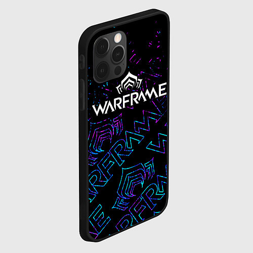 Чехол iPhone 12 Pro WARFRAME ВАРФРЕЙМ / 3D-Черный – фото 2