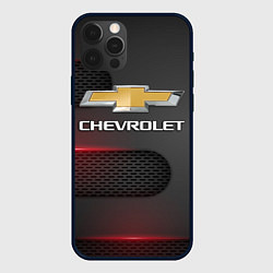Чехол для iPhone 12 Pro CHEVROLET, цвет: 3D-черный