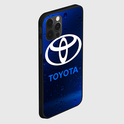 Чехол iPhone 12 Pro TOYOTA ТОЙОТА / 3D-Черный – фото 2