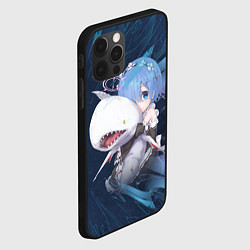 Чехол для iPhone 12 Pro Re: Zero Жизнь с нуля, цвет: 3D-черный — фото 2