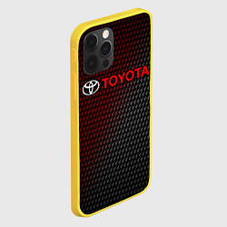 Чехол для iPhone 12 Pro TOYOTA ТОЙОТА, цвет: 3D-желтый — фото 2