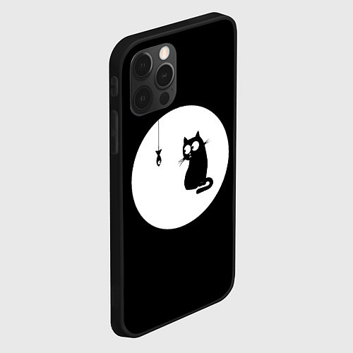 Чехол iPhone 12 Pro Ночная охота / 3D-Черный – фото 2