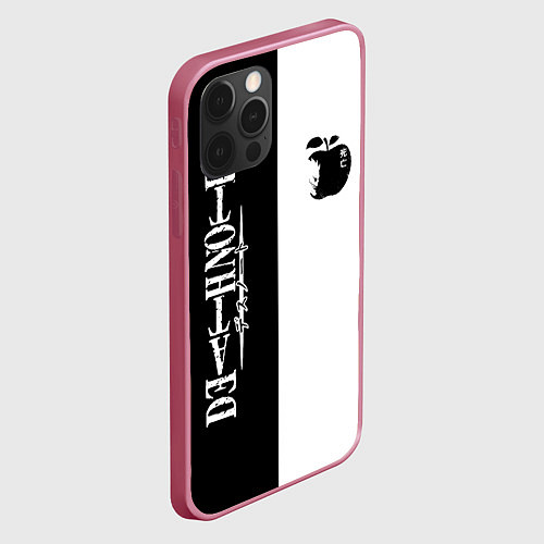 Чехол iPhone 12 Pro Death Note / 3D-Малиновый – фото 2