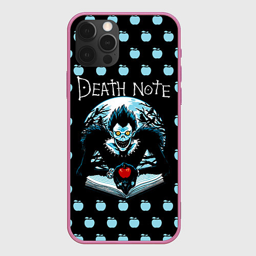 Чехол iPhone 12 Pro Death Note / 3D-Малиновый – фото 1