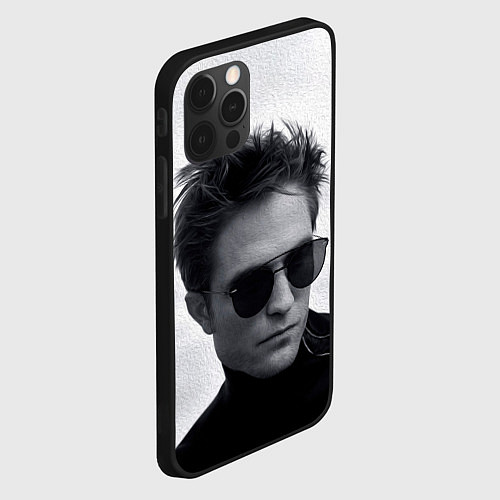 Чехол iPhone 12 Pro ROBERT PATTINSON / 3D-Черный – фото 2