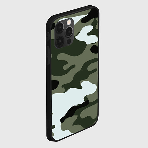 Чехол iPhone 12 Pro Camouflage 2 / 3D-Черный – фото 2