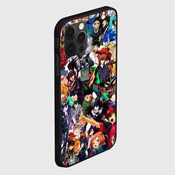 Чехол для iPhone 12 Pro Аниме персонажи, цвет: 3D-черный — фото 2