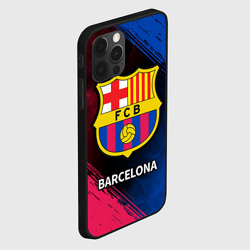 Чехол iPhone 12 Pro BARCELONA БАРСЕЛОНА / 3D-Черный – фото 2